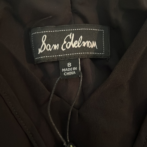 NWT Sam Elderman LBD , sheer layers, elastic waist Dress- adorable and on sale - Picture 3 of 15